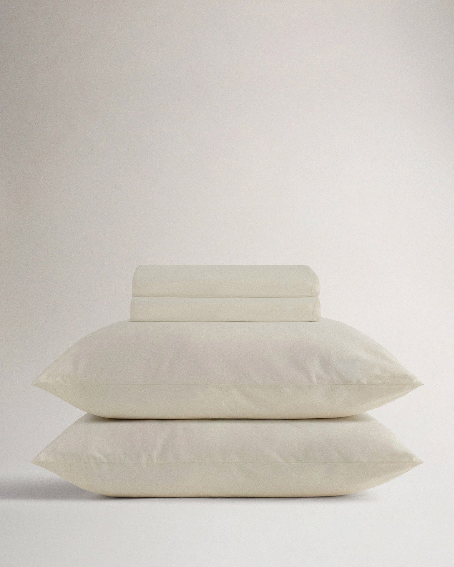 The Crisp & Cool Organic Sheet Set - Buttermilk