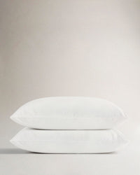 Crisp & Cool Organic Cotton Pillowcase Set - White