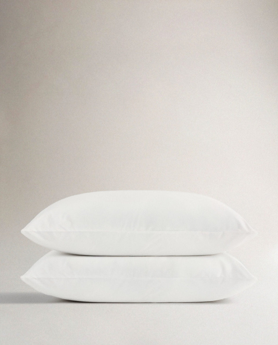 Crisp & Cool Organic Cotton Pillowcase Set - White