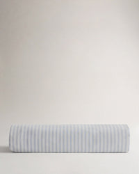 The Crisp & Cool Organic Luxury Duvet Cover - Blue Ticking Stripe
