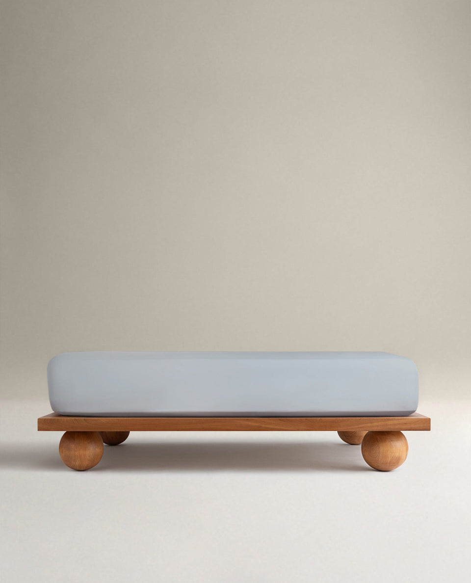 Crisp & Cool Organic Cotton Duvet Set - Cornflower