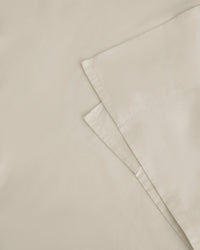 The Crisp & Cool Organic Luxury Flat Sheet - Buttermilk