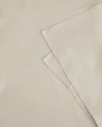 The Crisp & Cool Organic Luxury Flat Sheet - Buttermilk