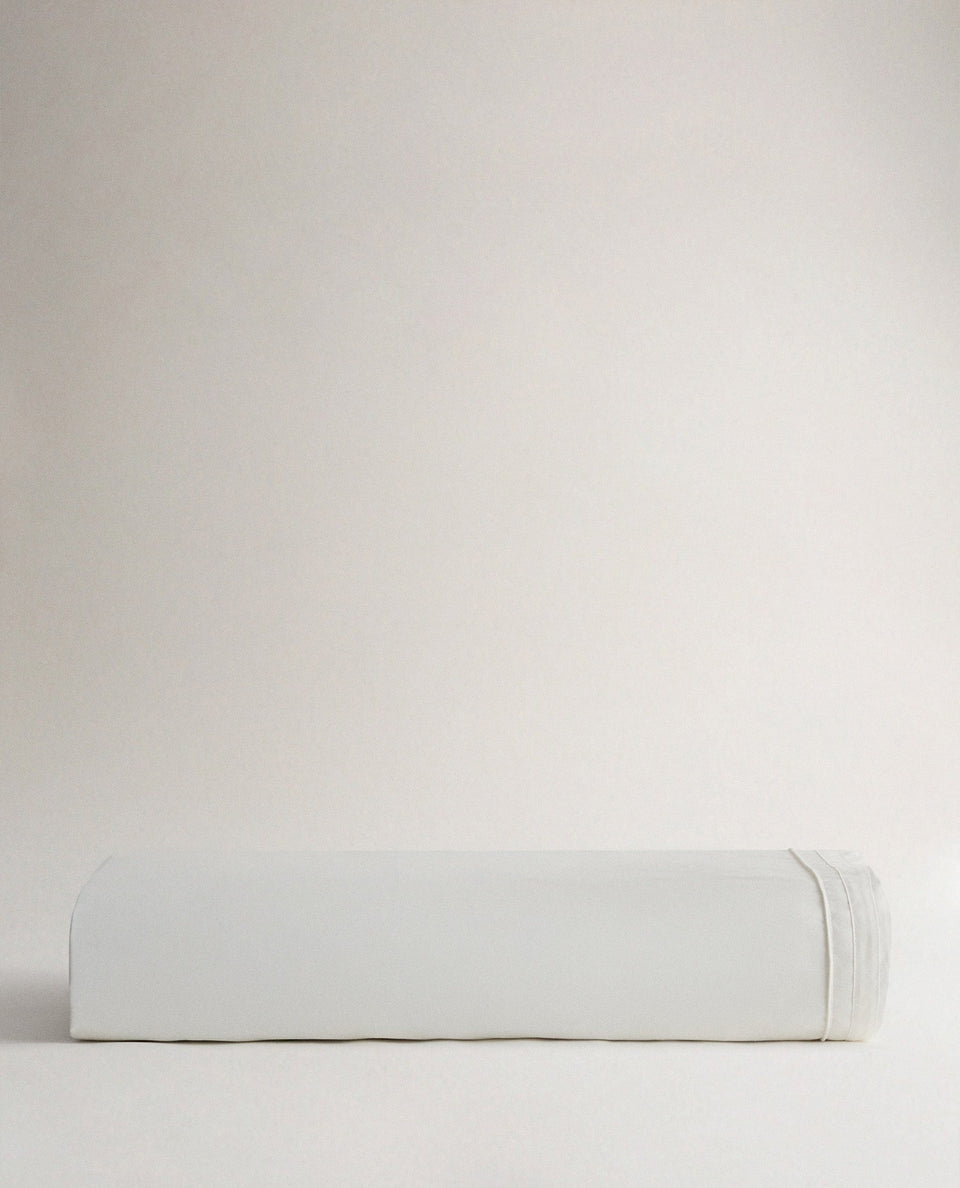 The Crisp & Cool Organic Luxury Duvet Cover - Tailored Border