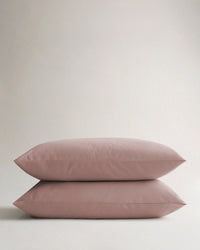 The Crisp & Cool Organic Luxury Pillowcase Set - Clay