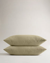 The Crisp & Cool Organic Luxury Pillowcase Set - Sage
