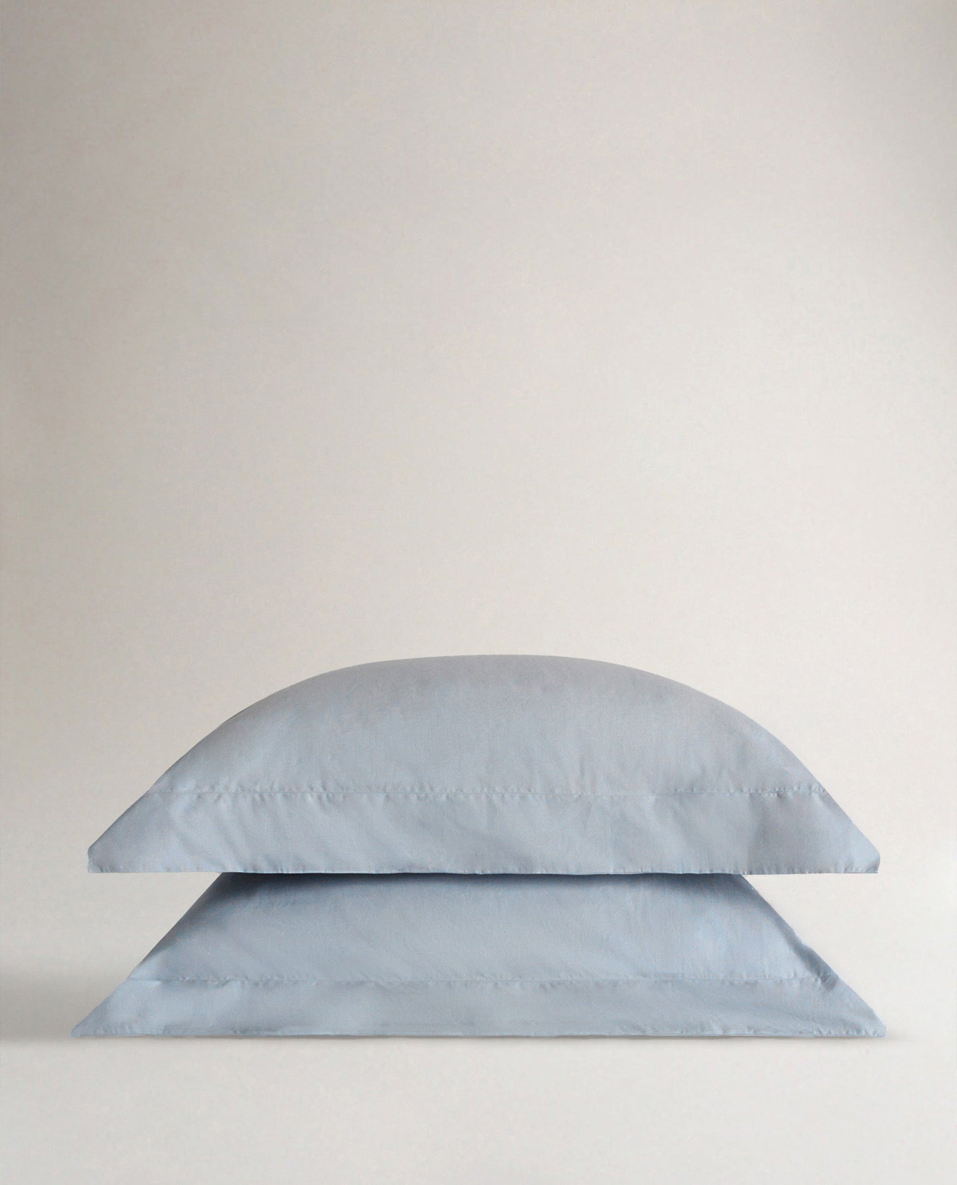 The Crisp & Cool Organic Luxury Oxford Pillowcase Set - Cornflower
