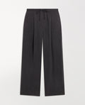 Easy-Silk Pleat Trouser - Washed Black