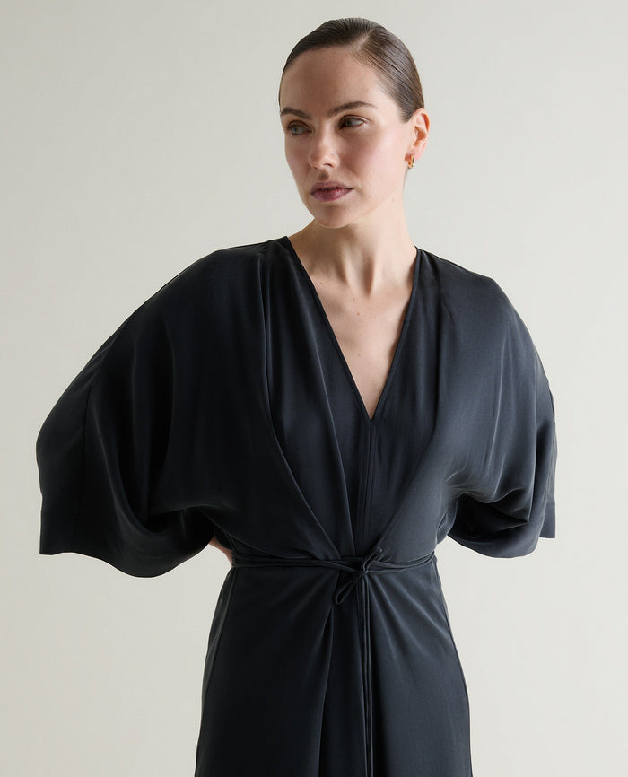 Women's Easy-Silk Robe Dress | Rise & Fall