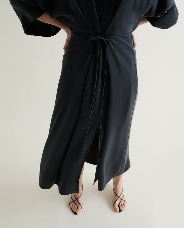 Women's Easy-Silk Robe Dress | Rise & Fall