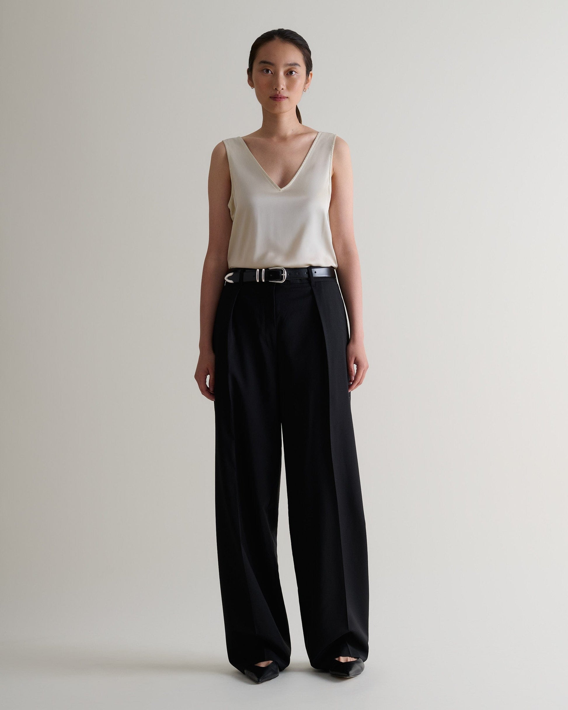 Women's Easy-Silk Sleeveless Top - Alabaster