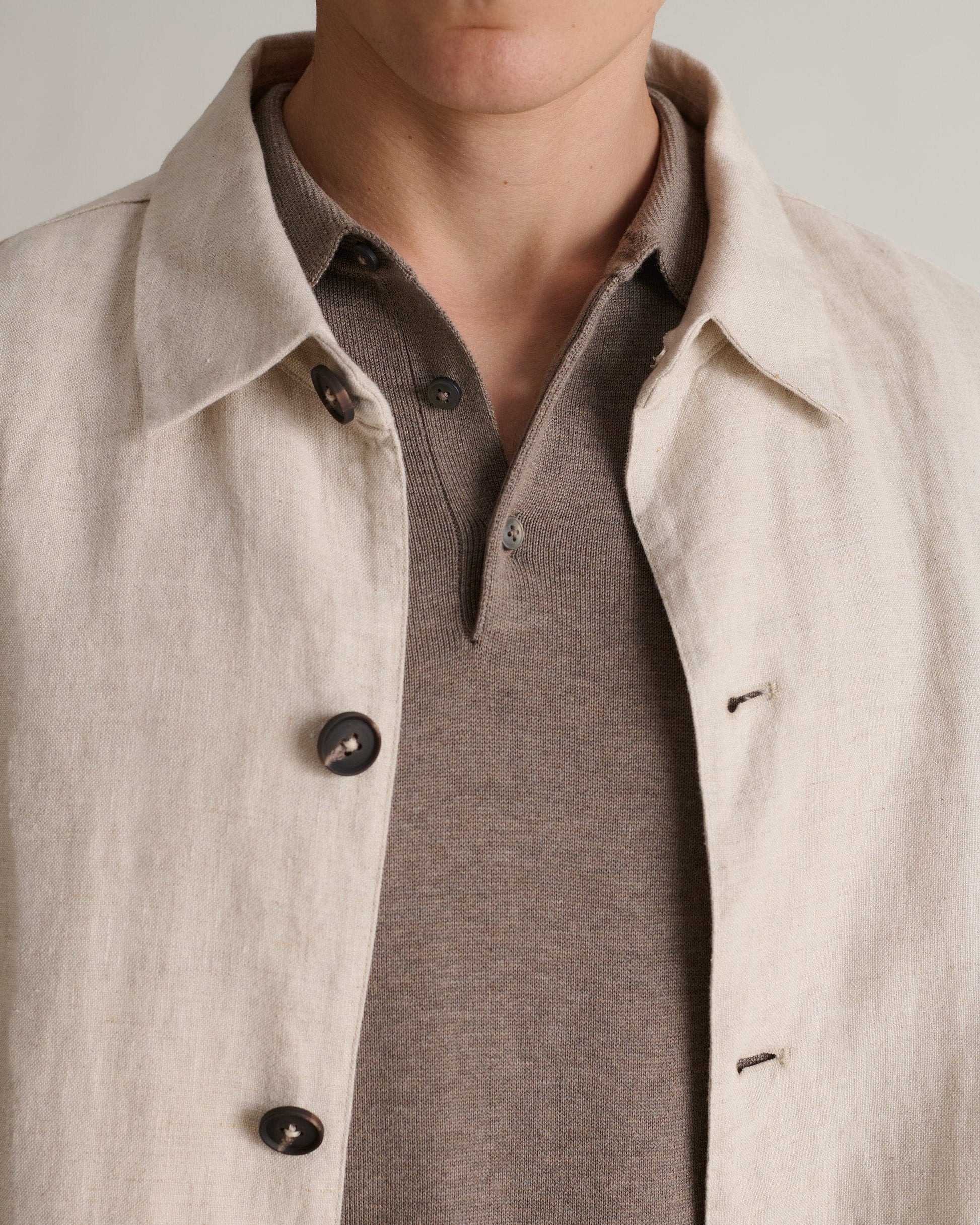 Men's European Flax™ Linen Relaxed Suit Jacket - Natural