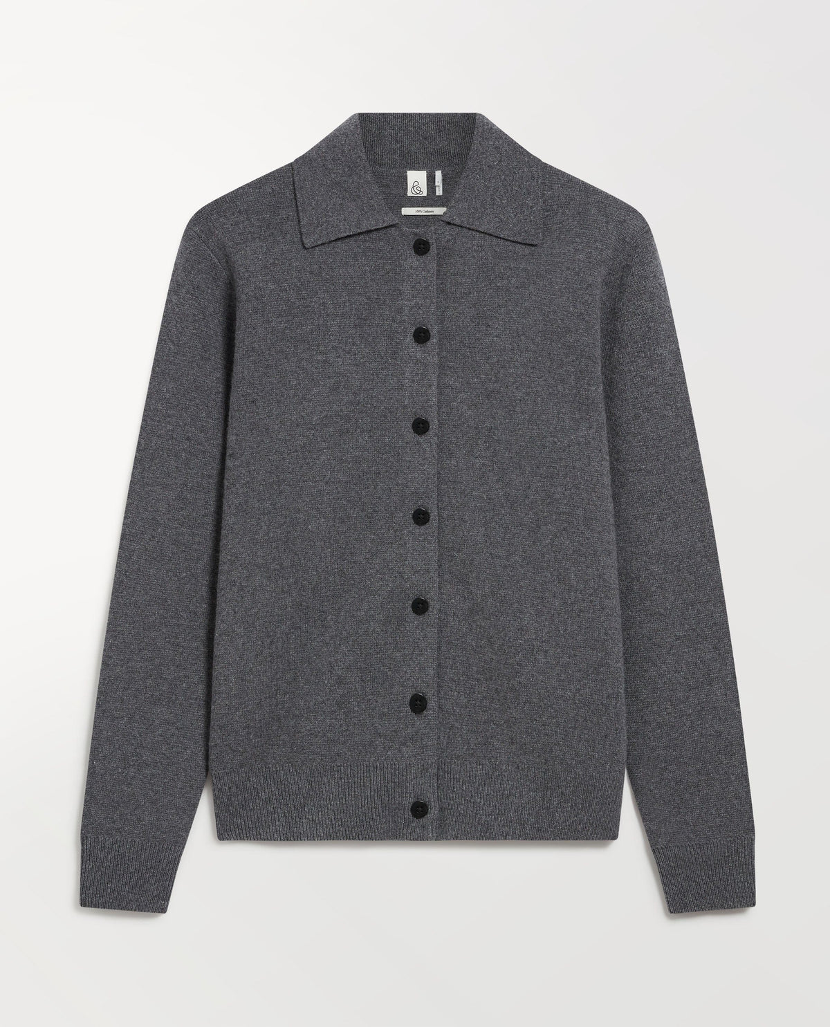 Women's Finest Cashmere Knit Jacket - Graphite