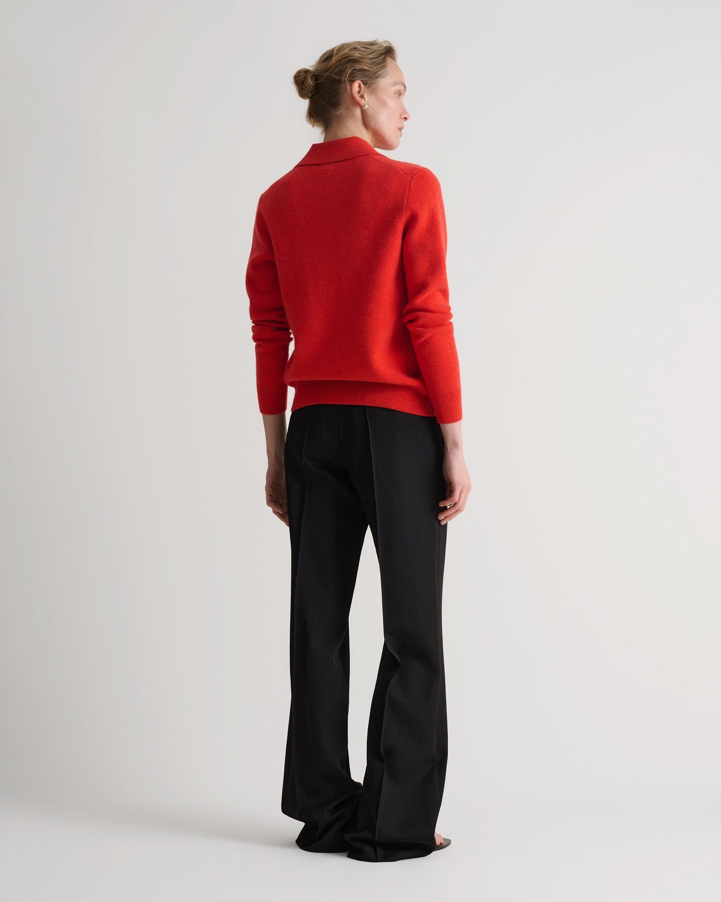 Women's Finest Cashmere Knit Jacket - Poppy