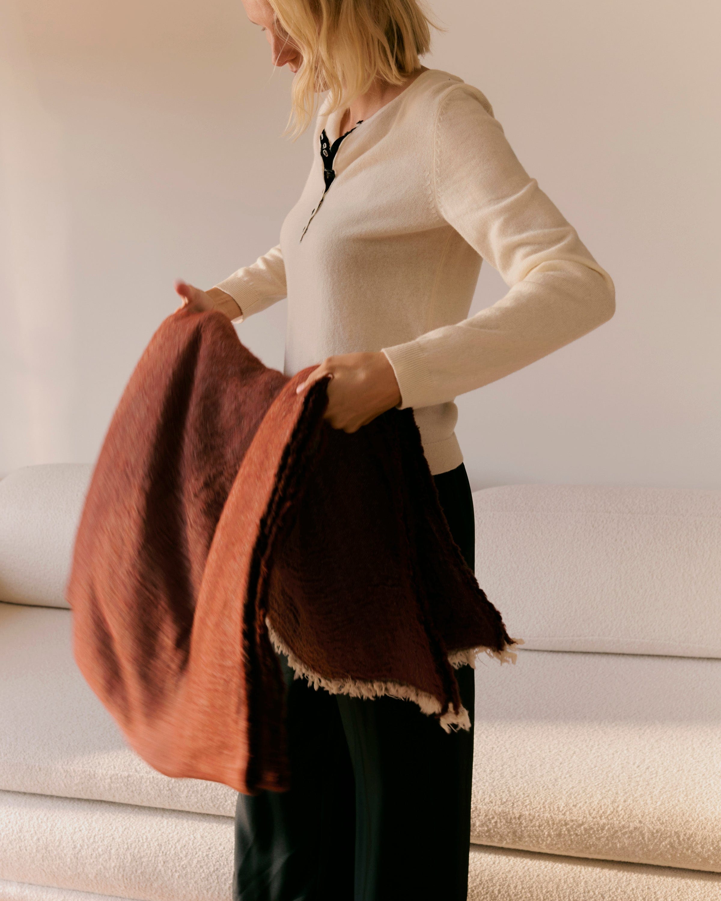 Classic fringed edges