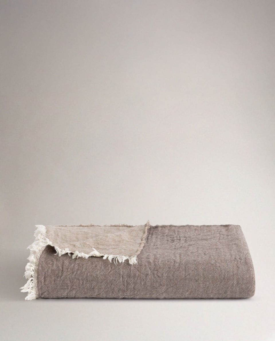 Merino Wool Throw - Twine
