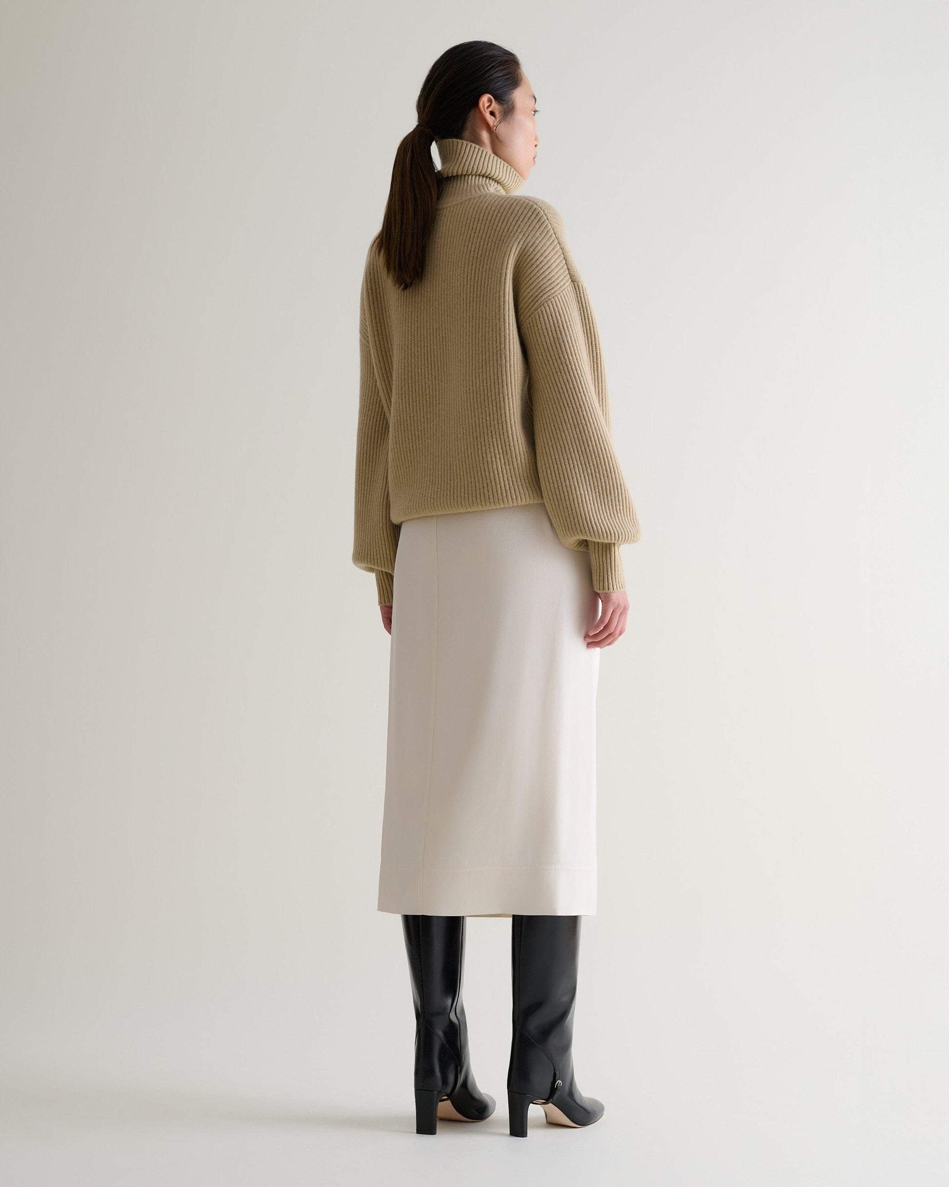 Women's NAIA™ Midi Wrap Skirt - Alabaster