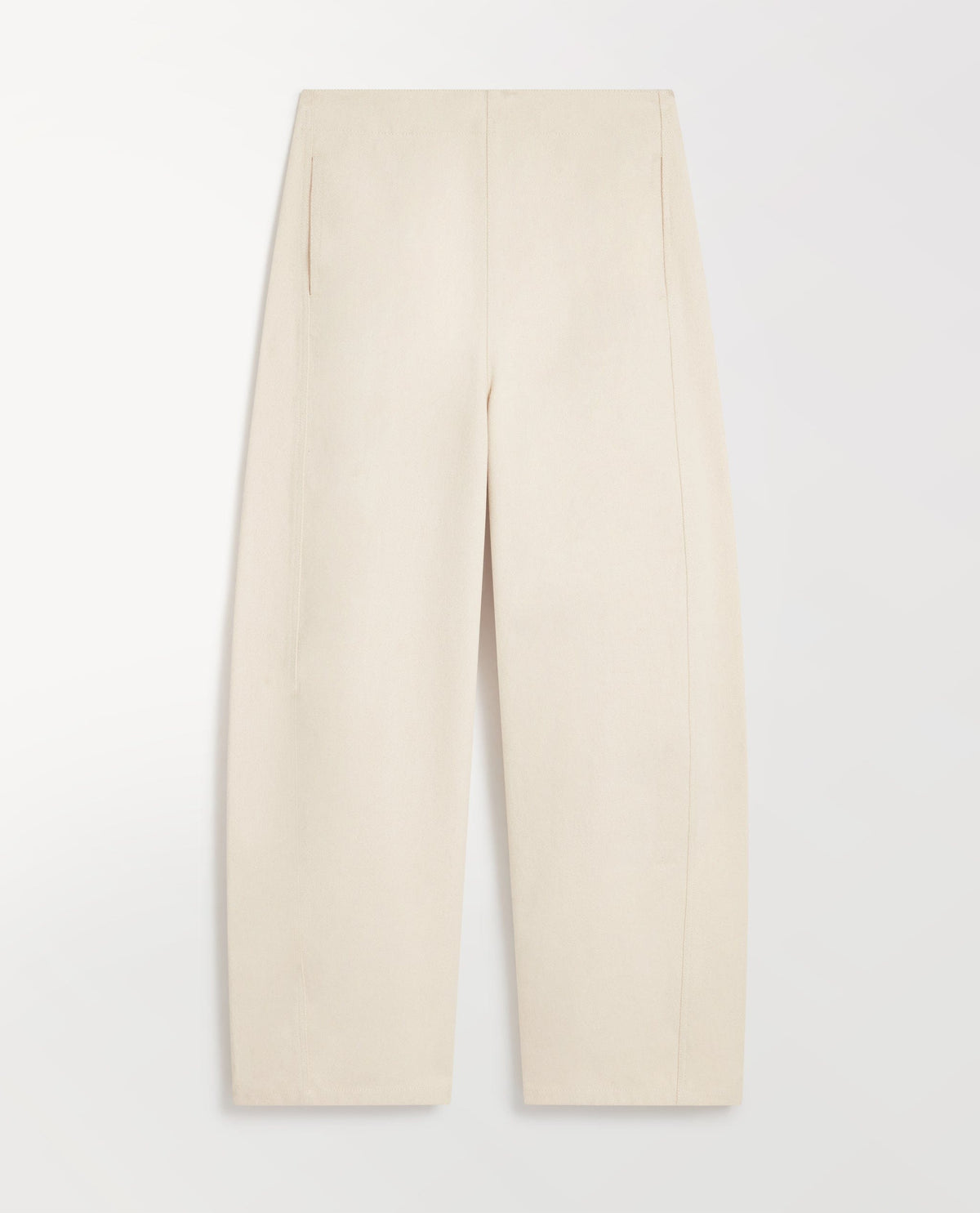 Women's Organic Cotton Barrel Leg Jean - Bone