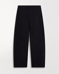 Women's Organic Cotton Barrel Leg Jean - Washed Black
