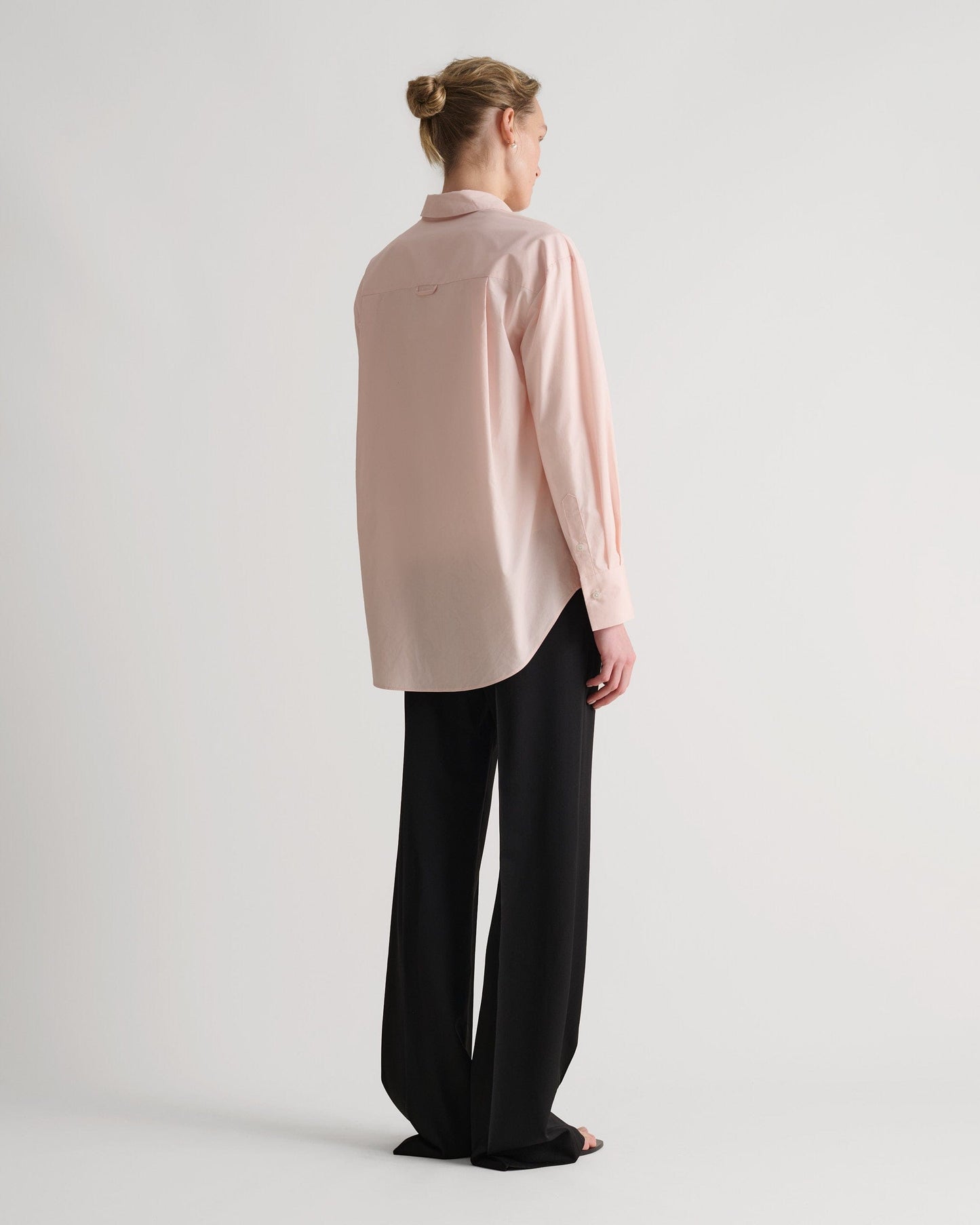 Women's Organic Cotton Poplin Shirt - Pink