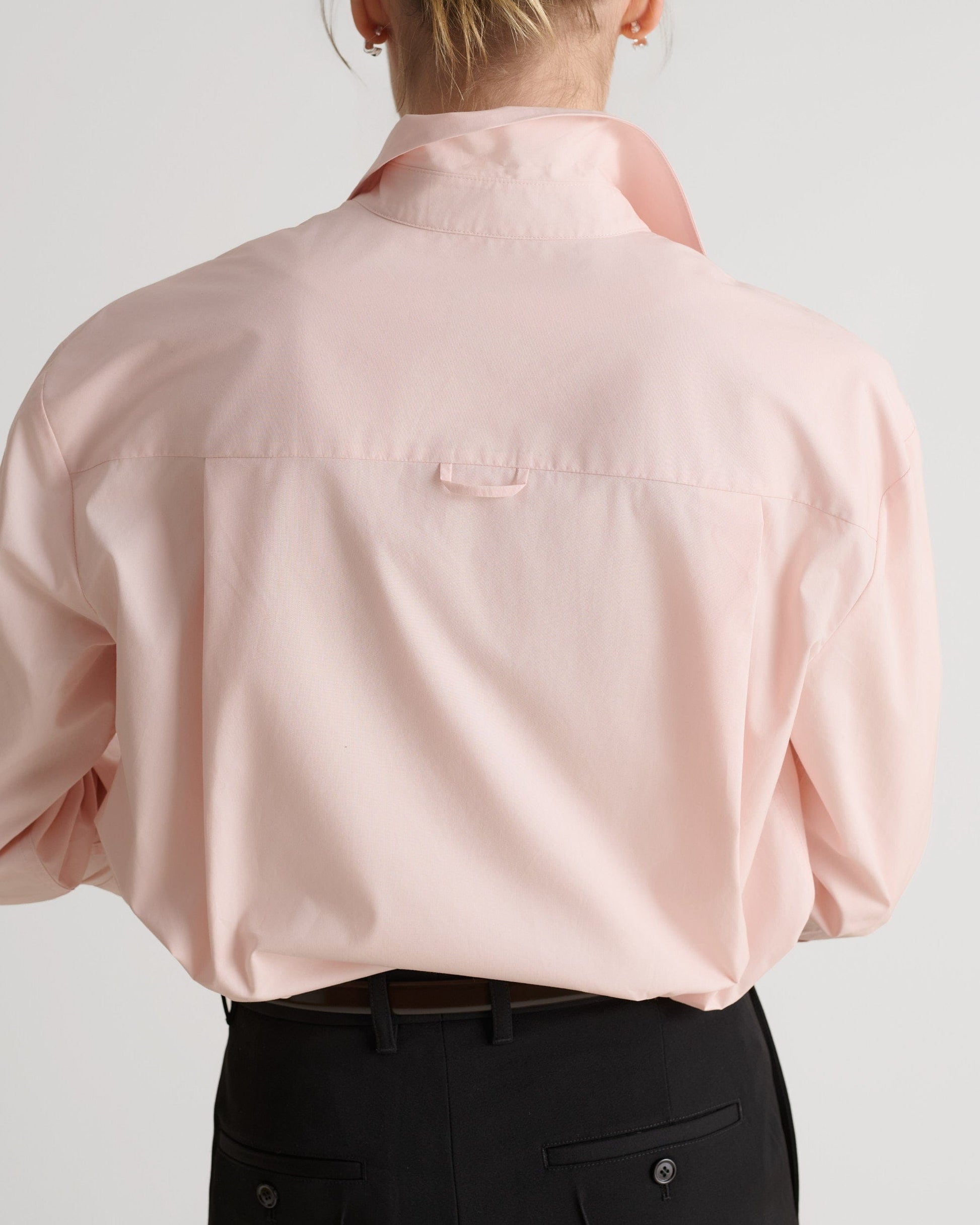 Women's Organic Cotton Poplin Shirt - Pink