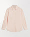 Organic Cotton Oversized Poplin Shirt - Pink