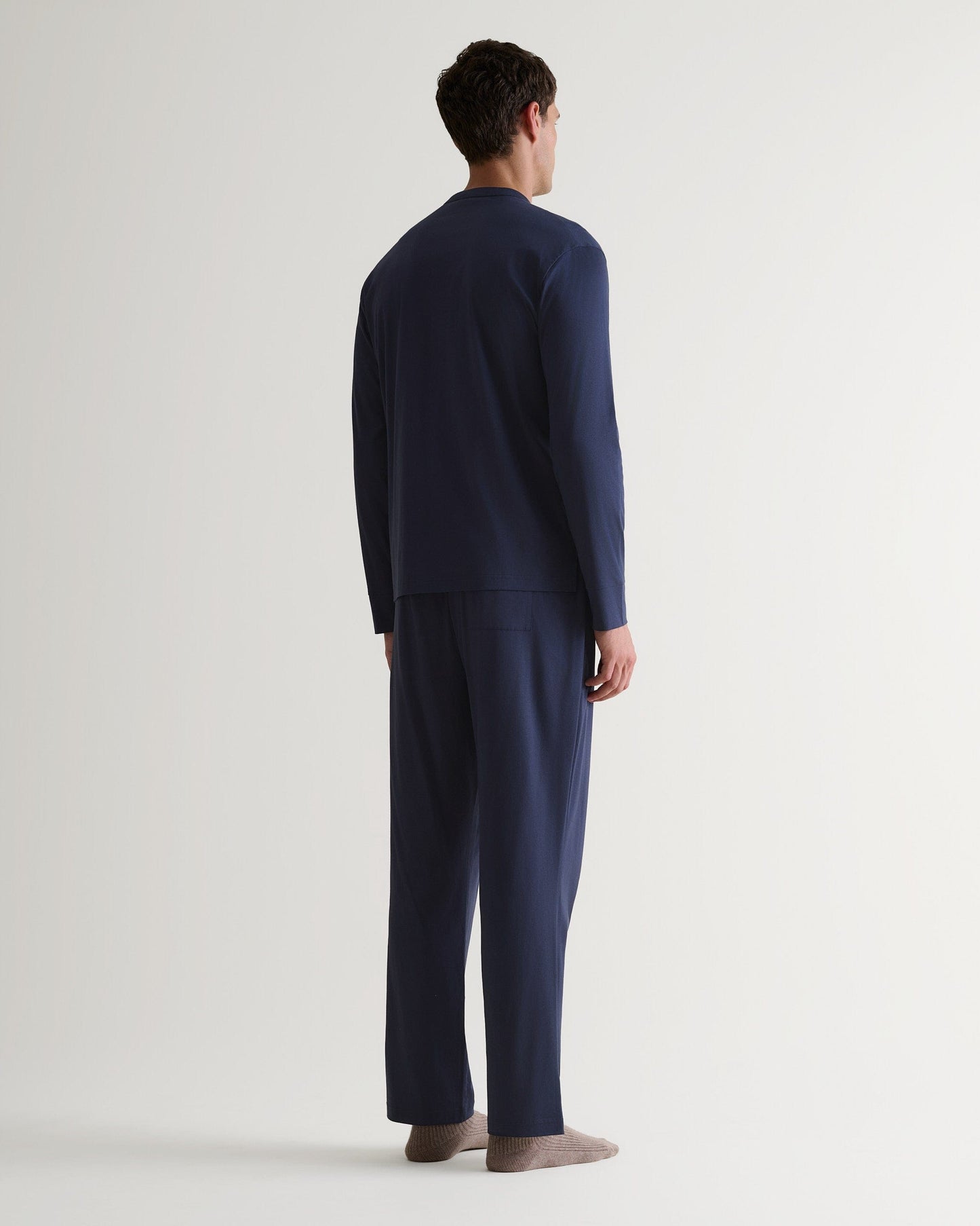 Men's Organic Cotton Pyjama Bottom - Indigo