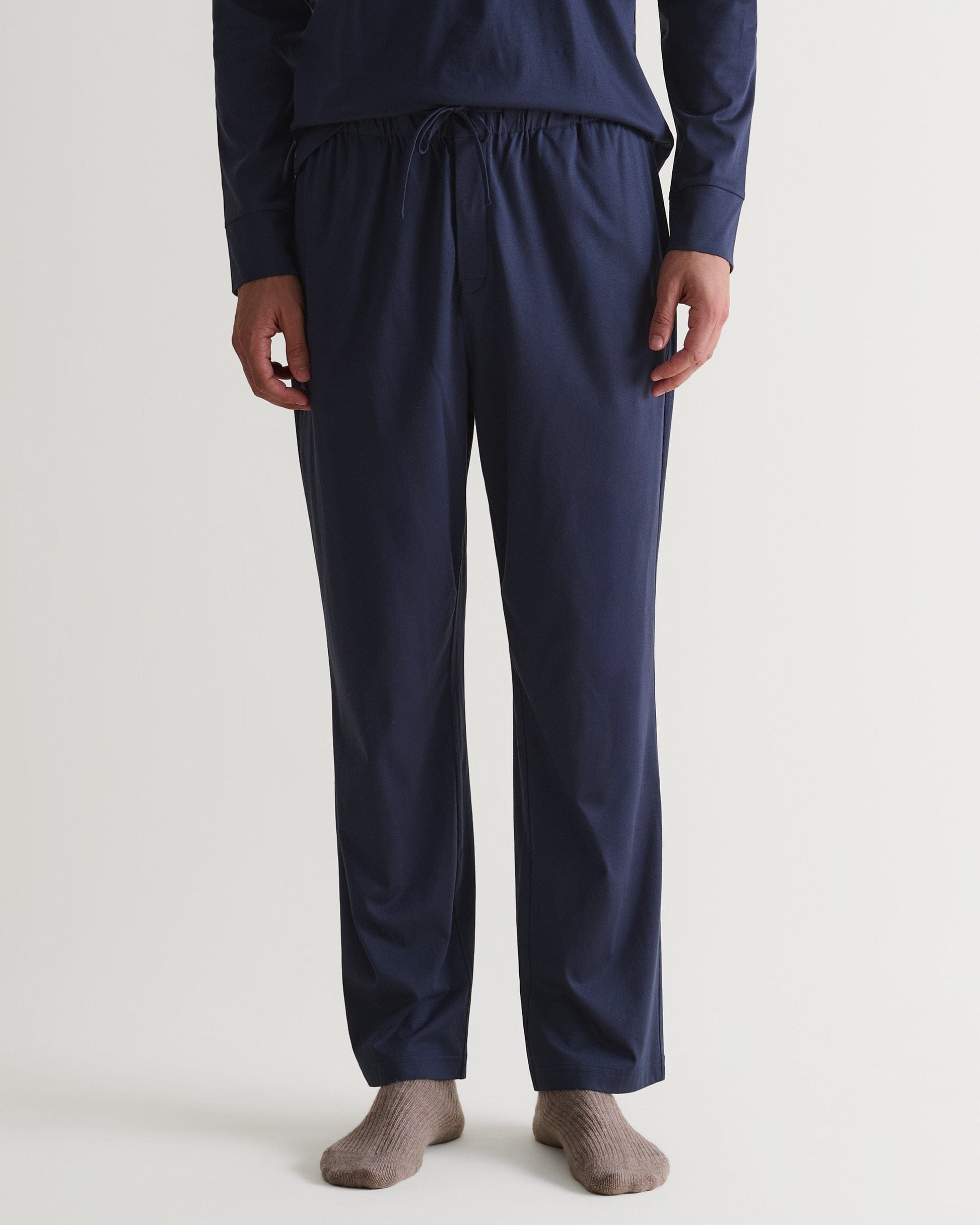 Men's Organic Cotton Pyjama Bottom - Indigo