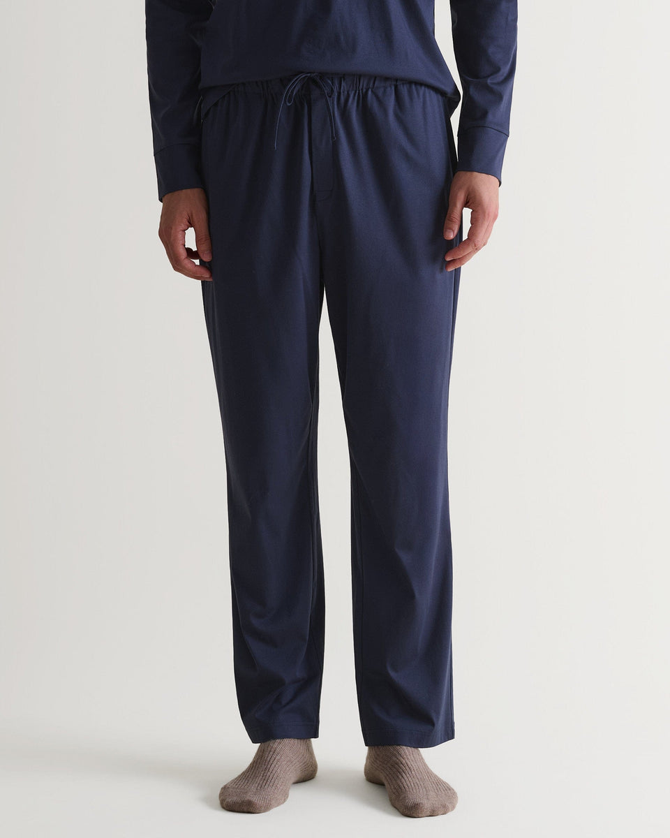 Men's Organic Cotton Pyjama Bottom - Indigo