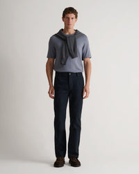 Men's Organic Cotton Straight Leg 5-Pocket Chino - Indigo