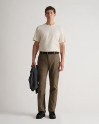 Men's Organic Cotton Straight Leg 5-Pocket Chino - Silt