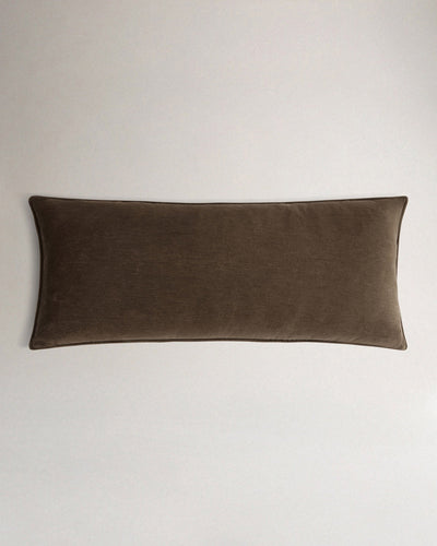 Velvet Lumbar Cushion Cover - Tobacco
