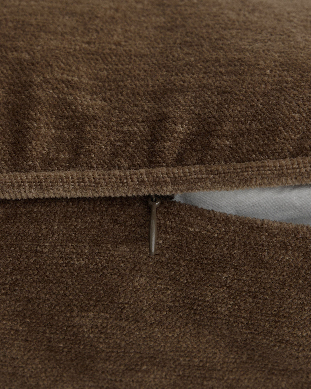 Velvet Lumbar Cushion Cover - Tobacco