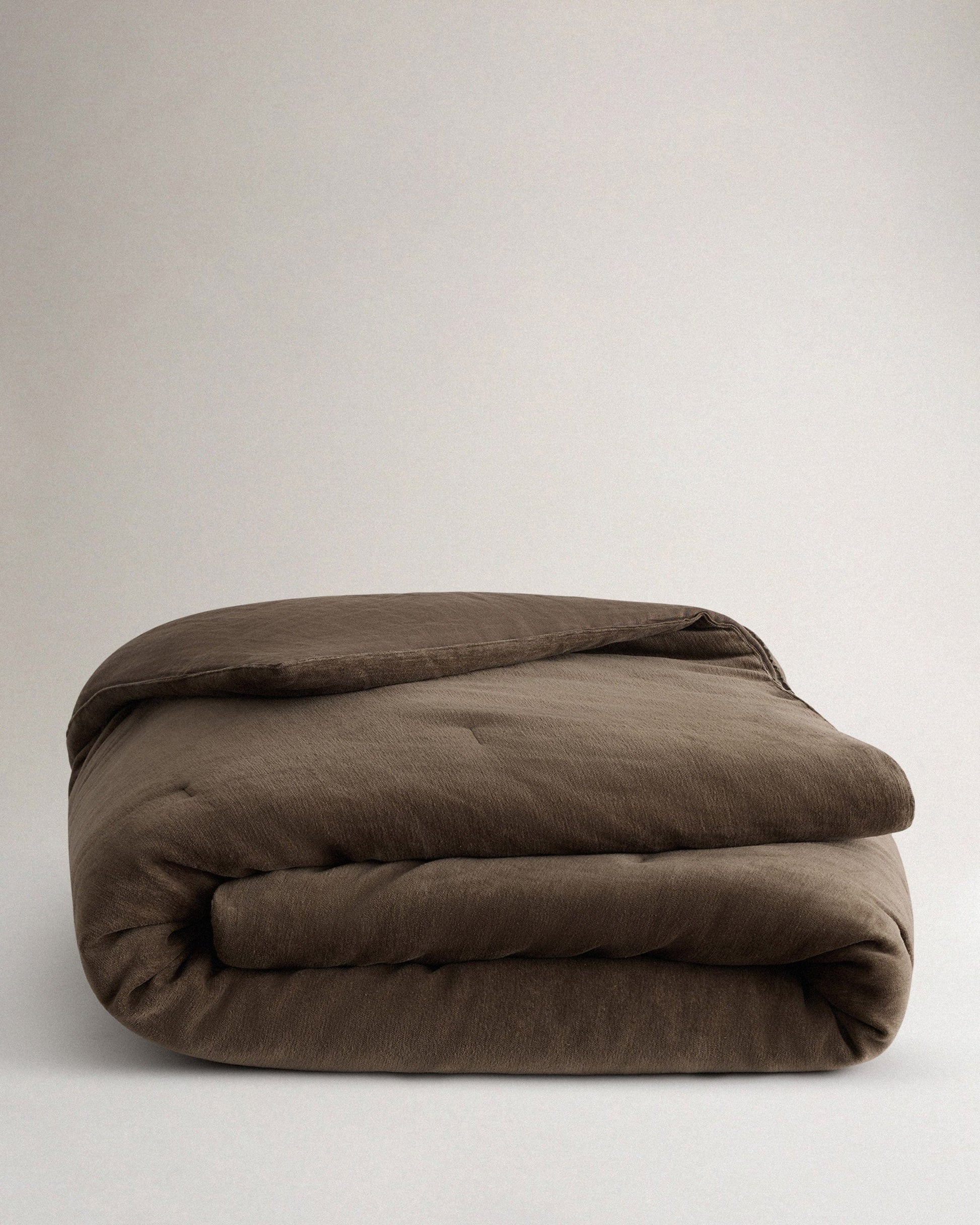 Organic Cotton Velvet Quilt - Tobacco