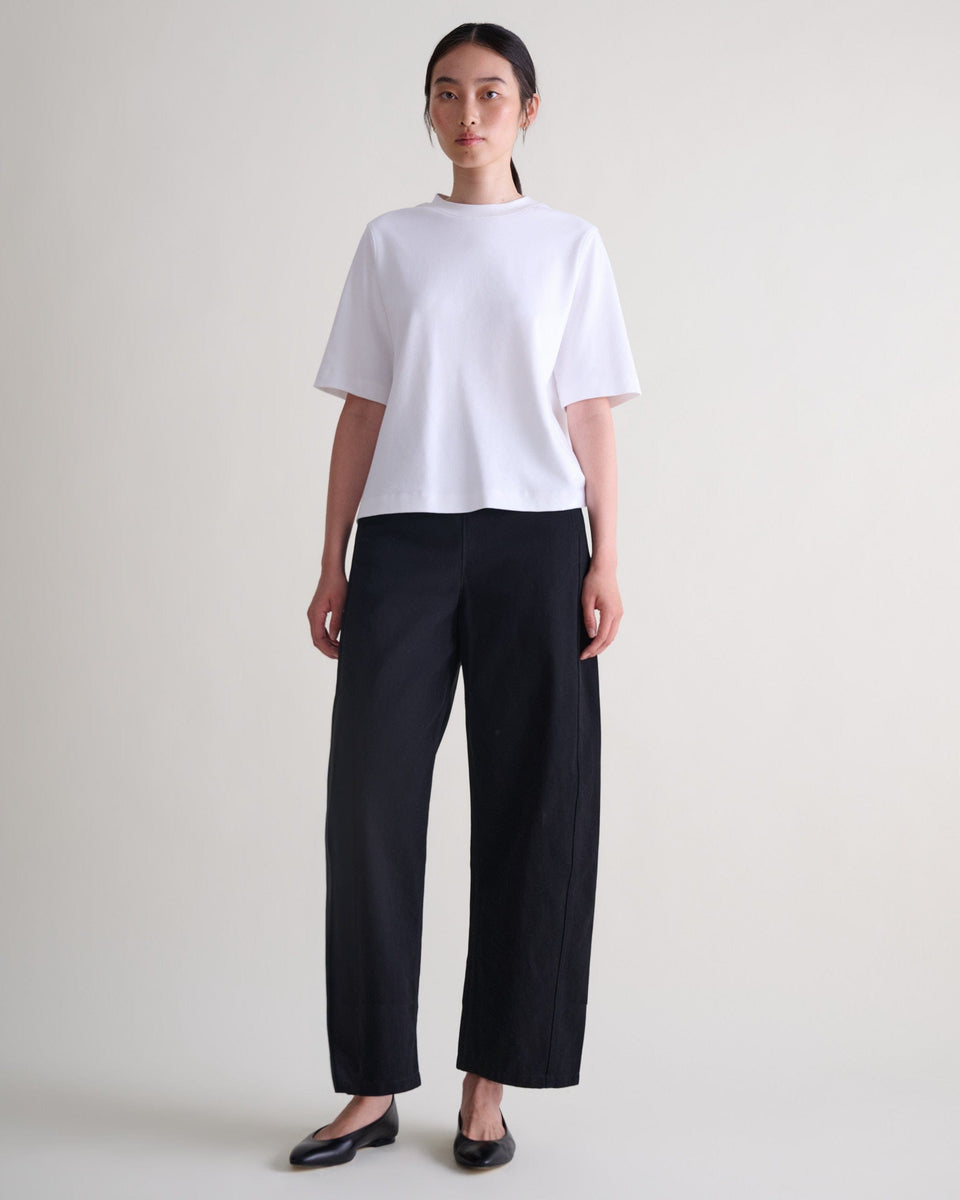 Women's Boxy Cotton T-shirt - White