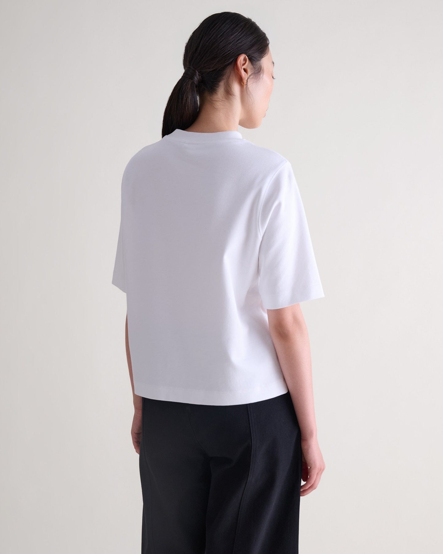 Women's Boxy Cotton T-shirt - White