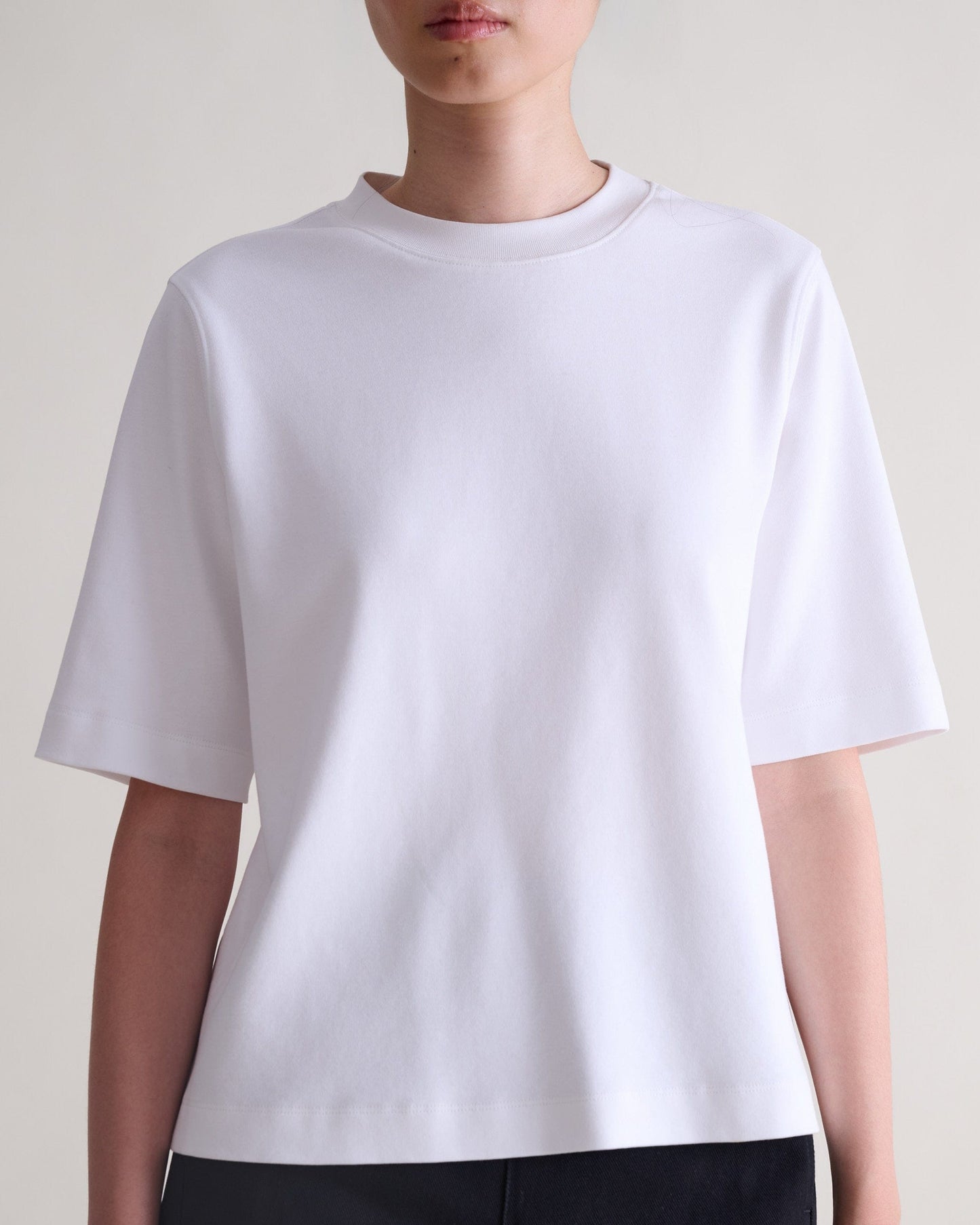Women's Boxy Cotton T-shirt - White
