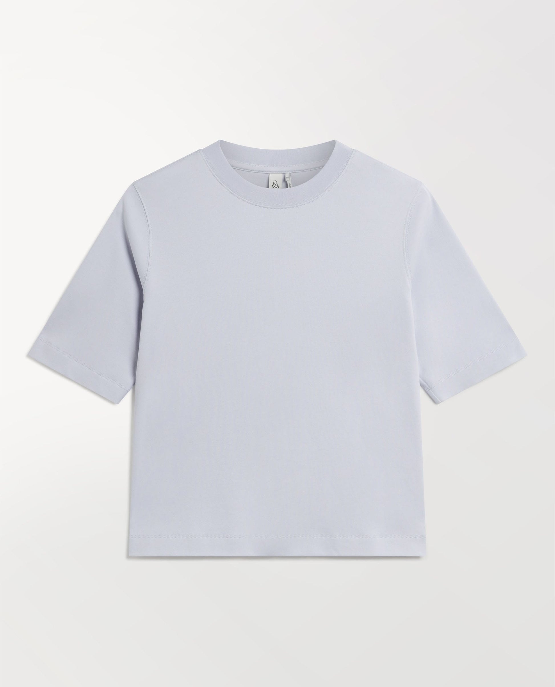 Women's Boxy Cotton T-shirt - Ice Blue