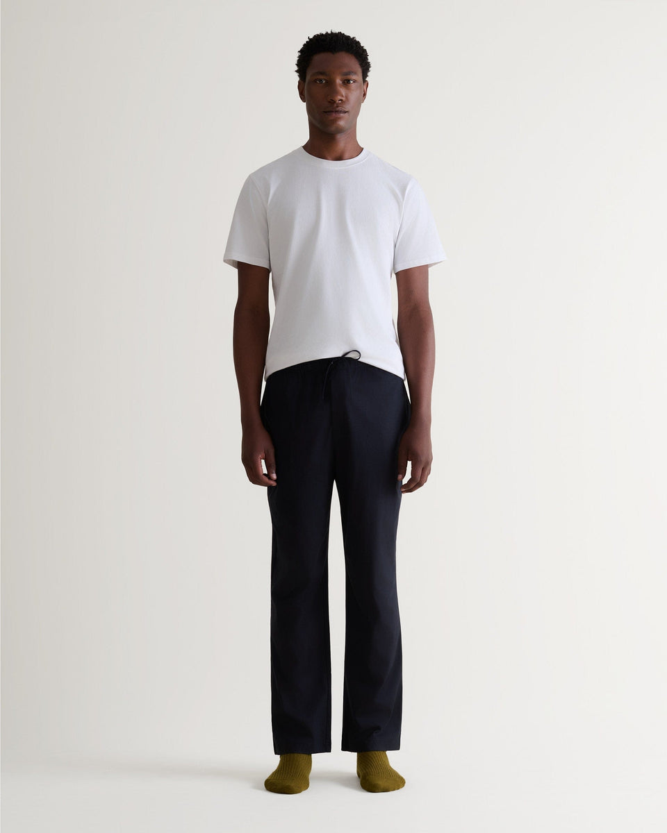 Men's Organic Cotton Pyjama Bottom - Charcoal-[colour]-[size]-Rise &amp; Fall