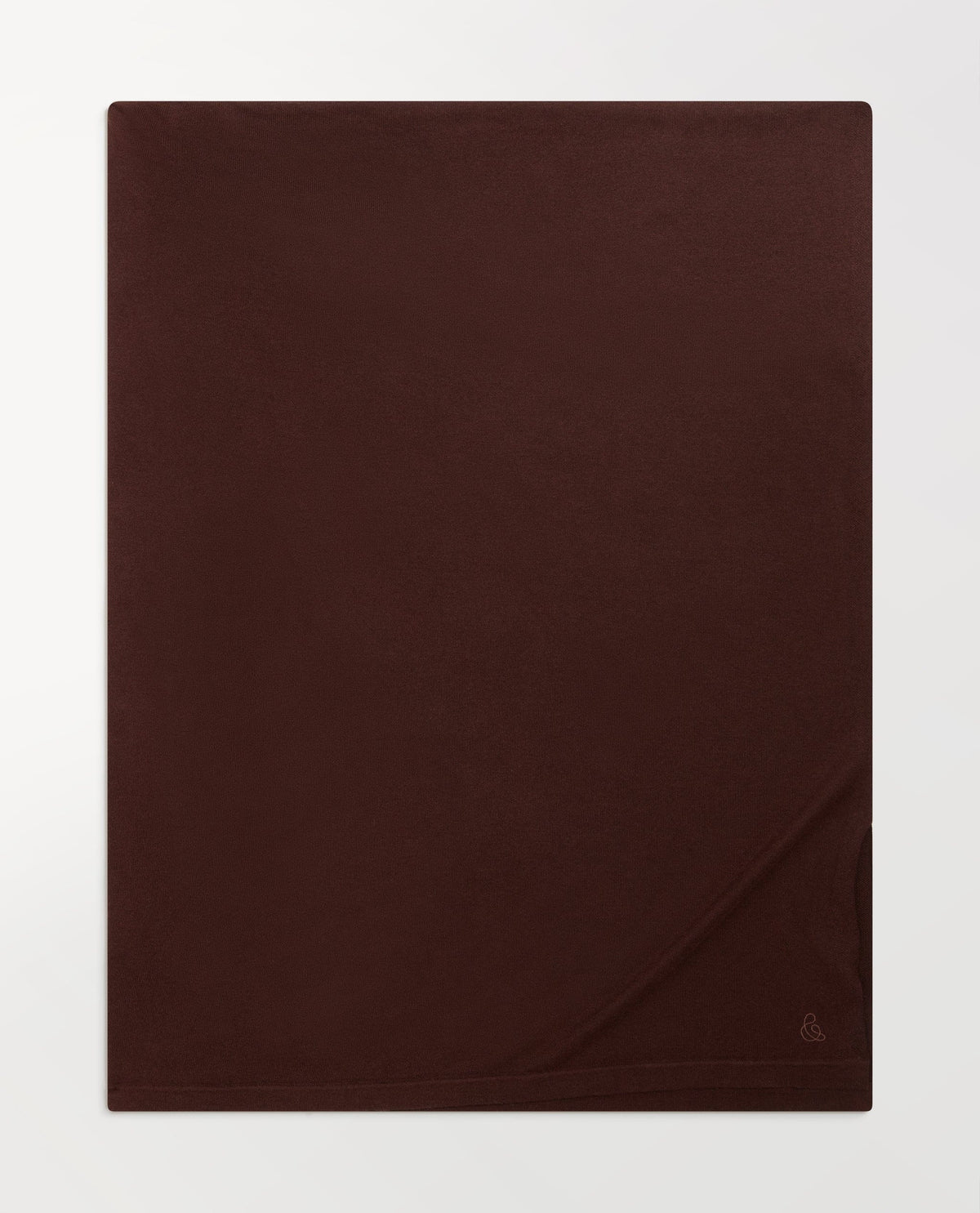 Oversized Silk-Cashmere Wrap - Umber