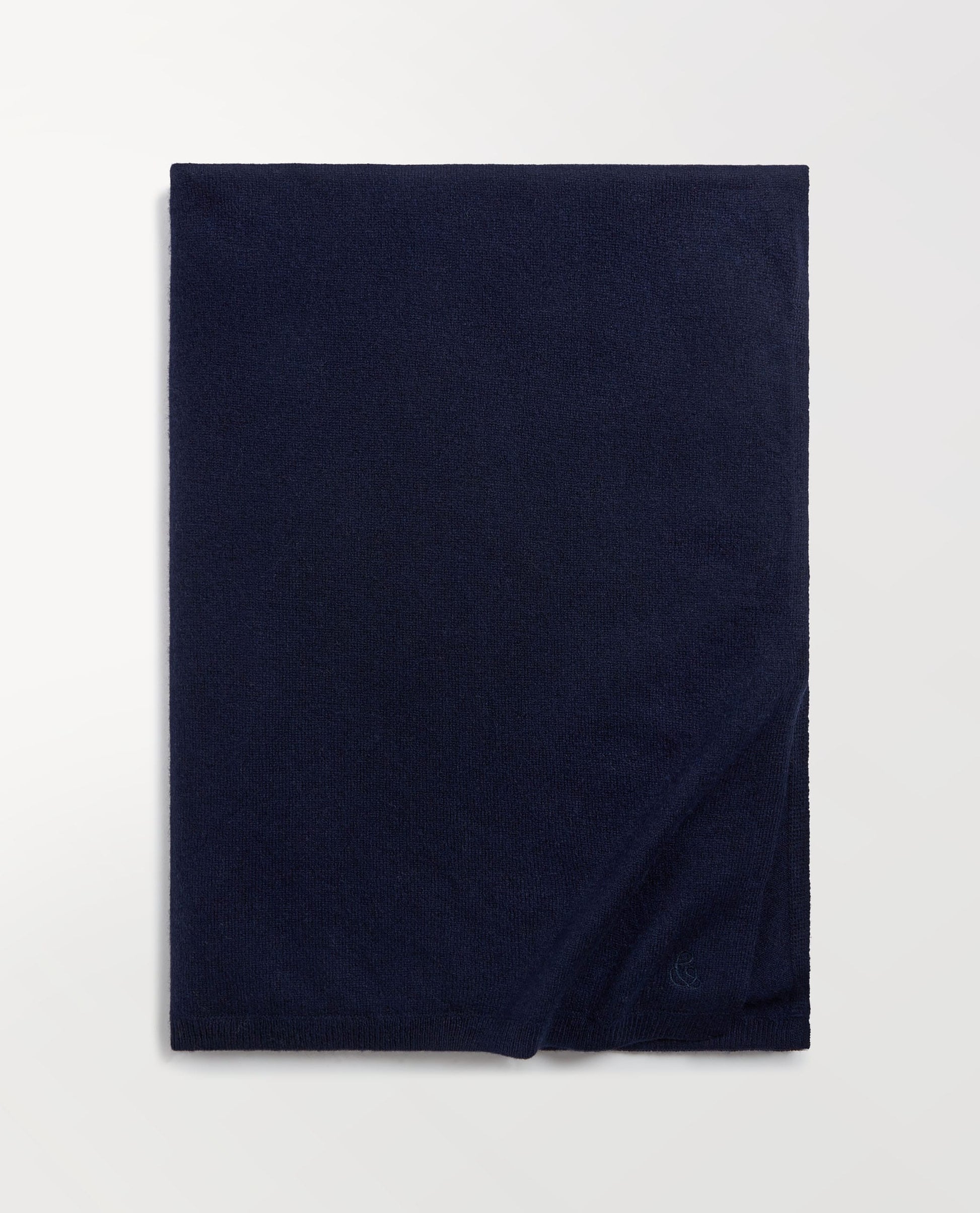 Oversized Finest Cashmere Wrap - Navy