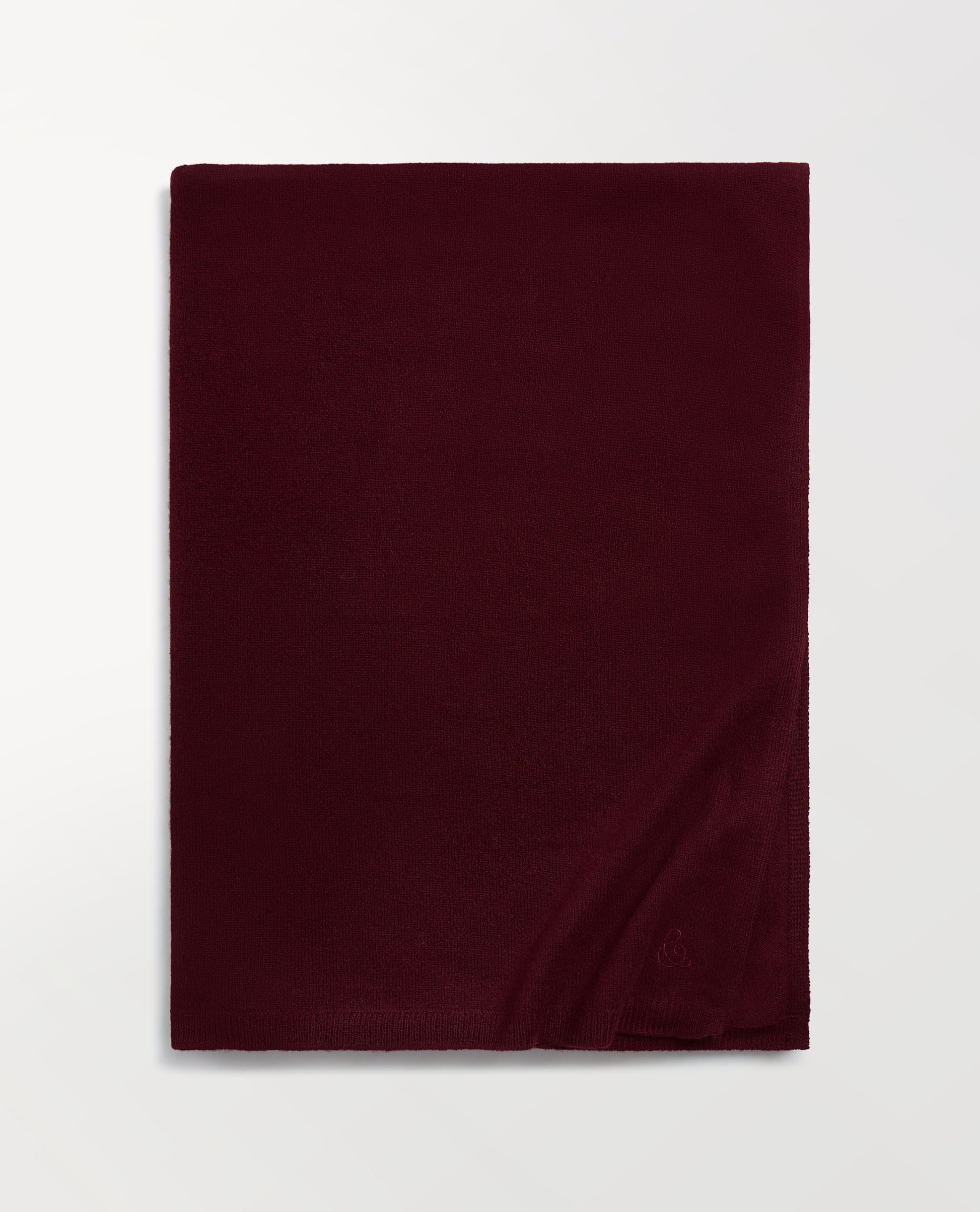 Oversized Finest Cashmere Wrap - Oxblood
