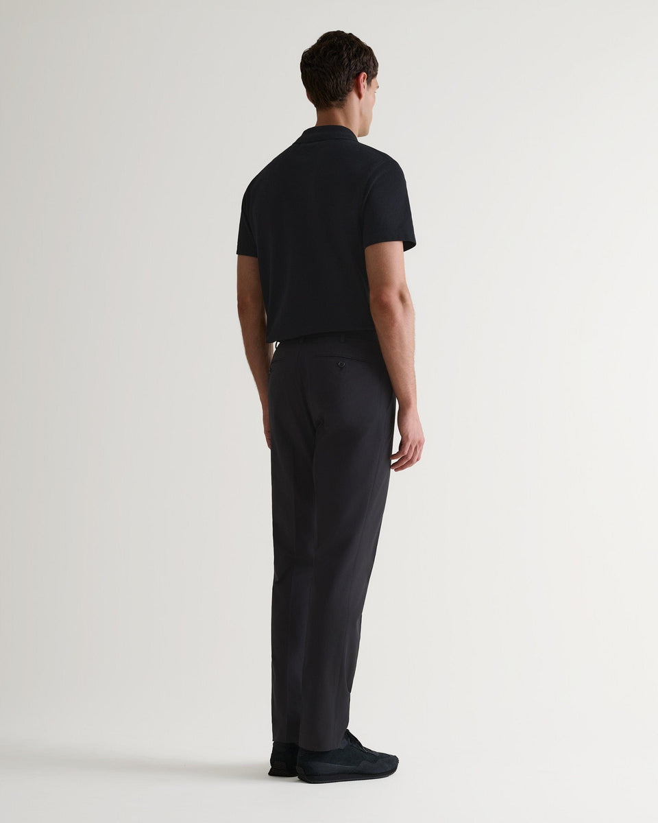 Pique Polo Shirt - Black