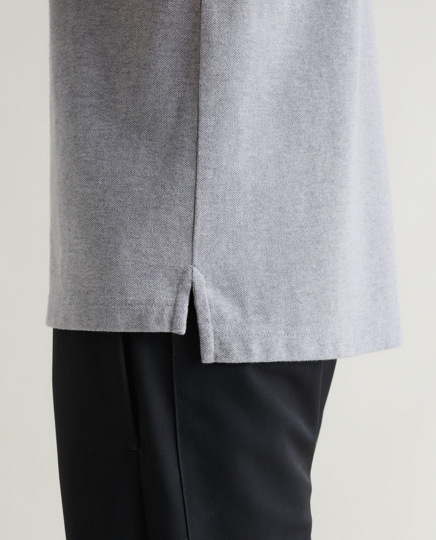 Pique Polo Shirt - Grey