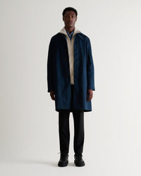 Men's Showerproof Rain Mac - Navy-[colour]-[size]-Rise &amp; Fall