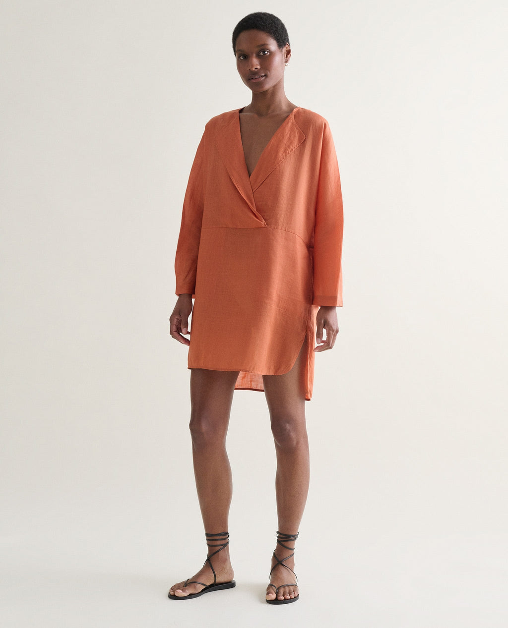 ' s Ramie Gauze Tunic Dress