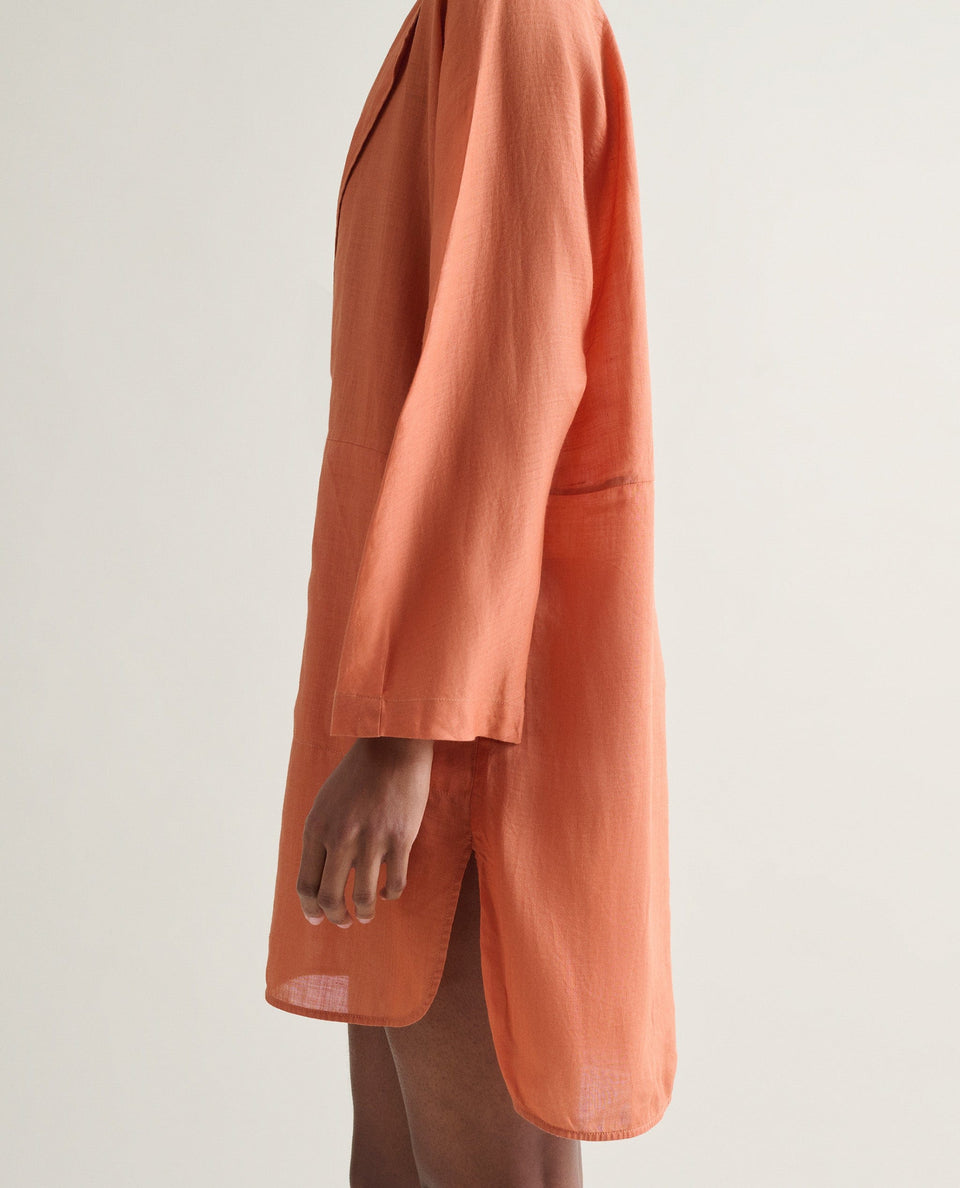 Women's Ramie Gauze Tunic Dress