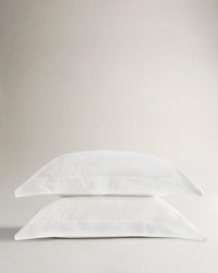 Relaxed & Refined Linen Oxford Pillowcase Set - White