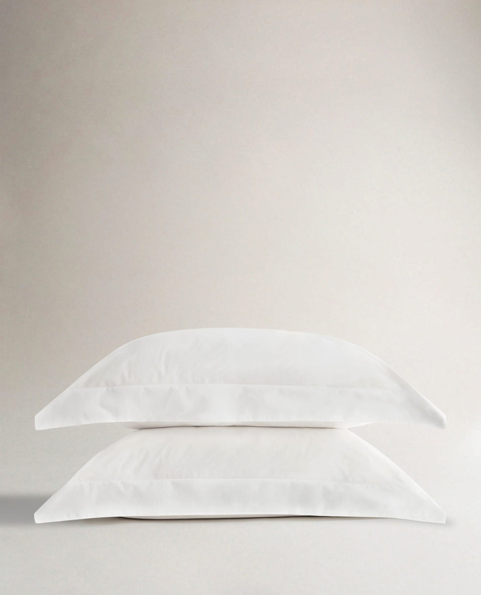 Relaxed & Refined Linen Oxford Pillowcase Set - White