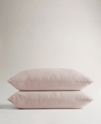 Relaxed & Refined Linen Pillowcase Set - Bruised Peach